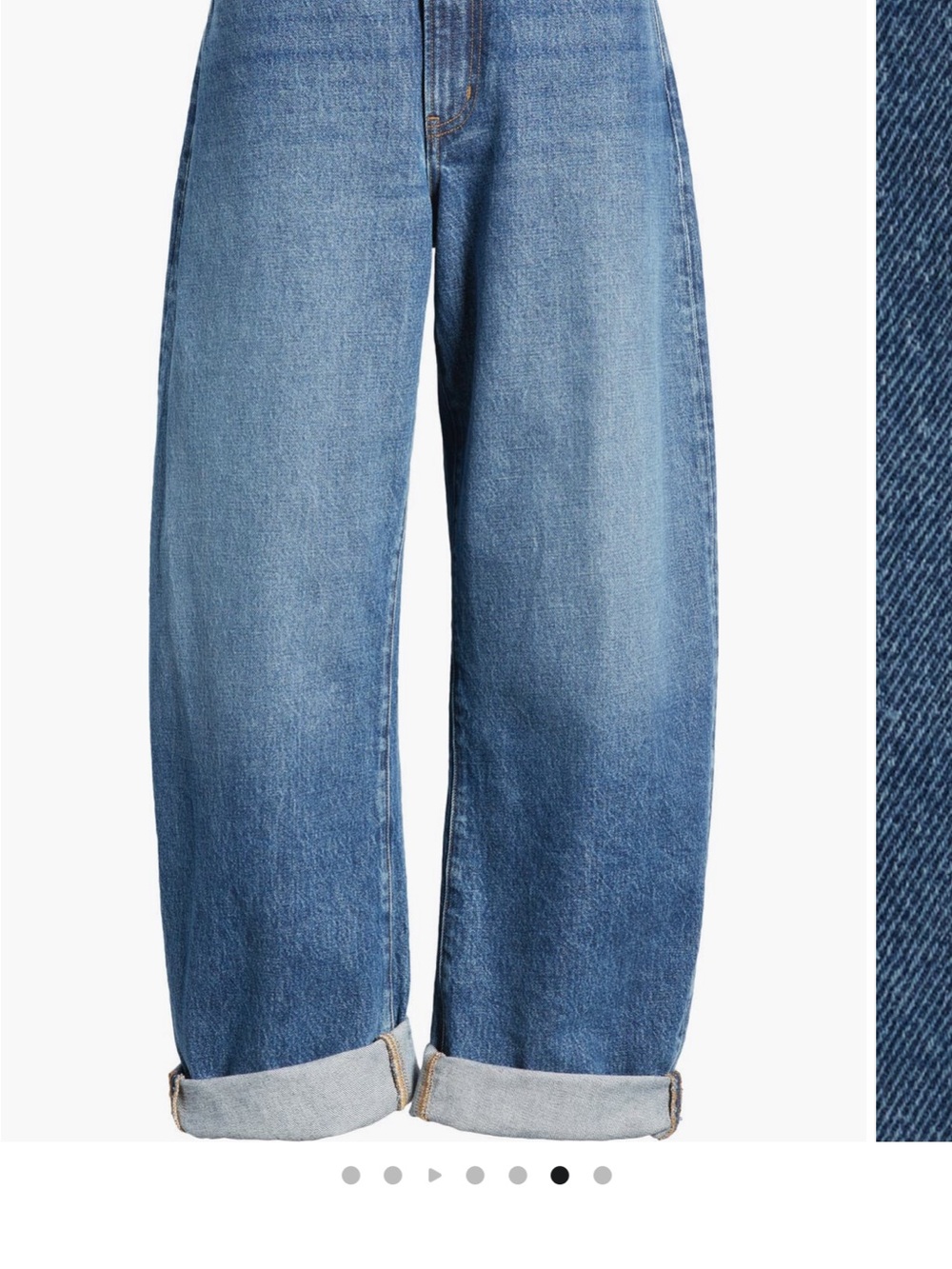 Frame Denim Bubble Nonstretch Baggy Jeans in Westbury, 29